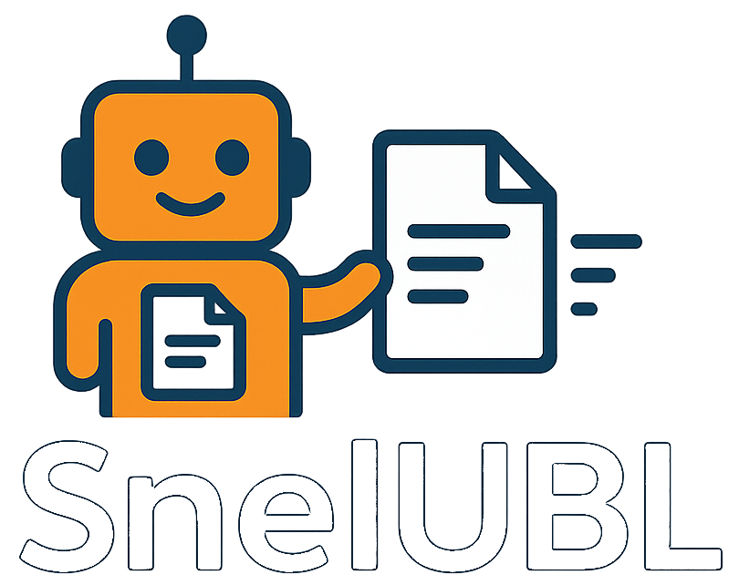 SnelUBL Robot Logo Dark